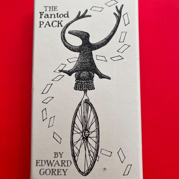 Set of Edward Gorey Fantod Card Deck Booklet and Box - Picture 4 of 4